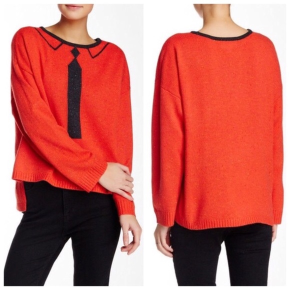 Make Offer Wildfox Tie Dinner Party Sweater - Picture 1 of 6